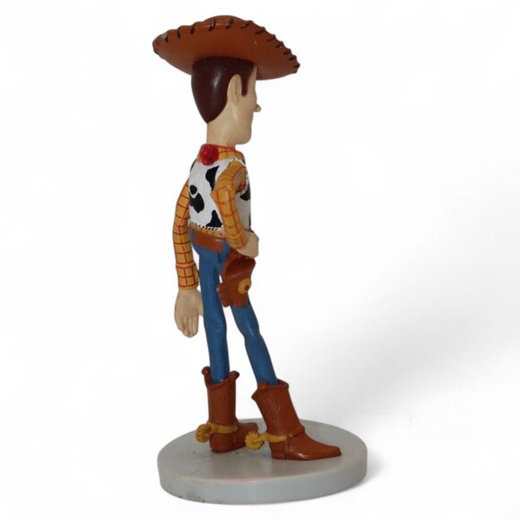 Toy Story Woody Sheriff Figurine Plastic Toy With Cowboy Hat & Boots - Picture 4 of 5